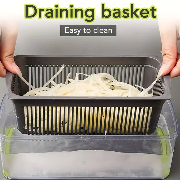 14-Piece Multifunctional Vegetable Chopper