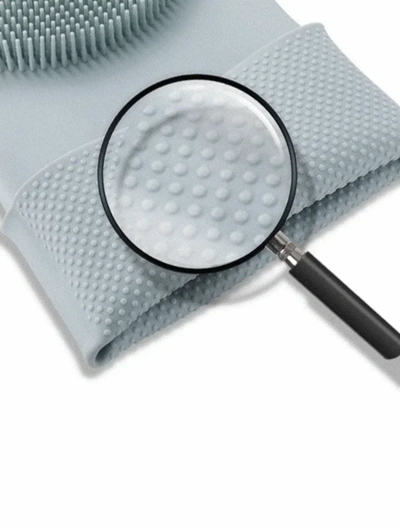 Multi-Purpose Silicone Scrubber Gloves