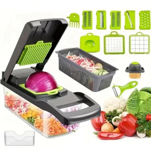 14-Piece Multifunctional Vegetable Chopper